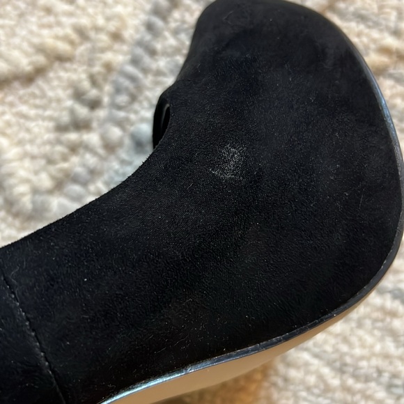 Mix No 9 Women’s black platform heels with small studs, size 6.5 - Picture 6 of 9